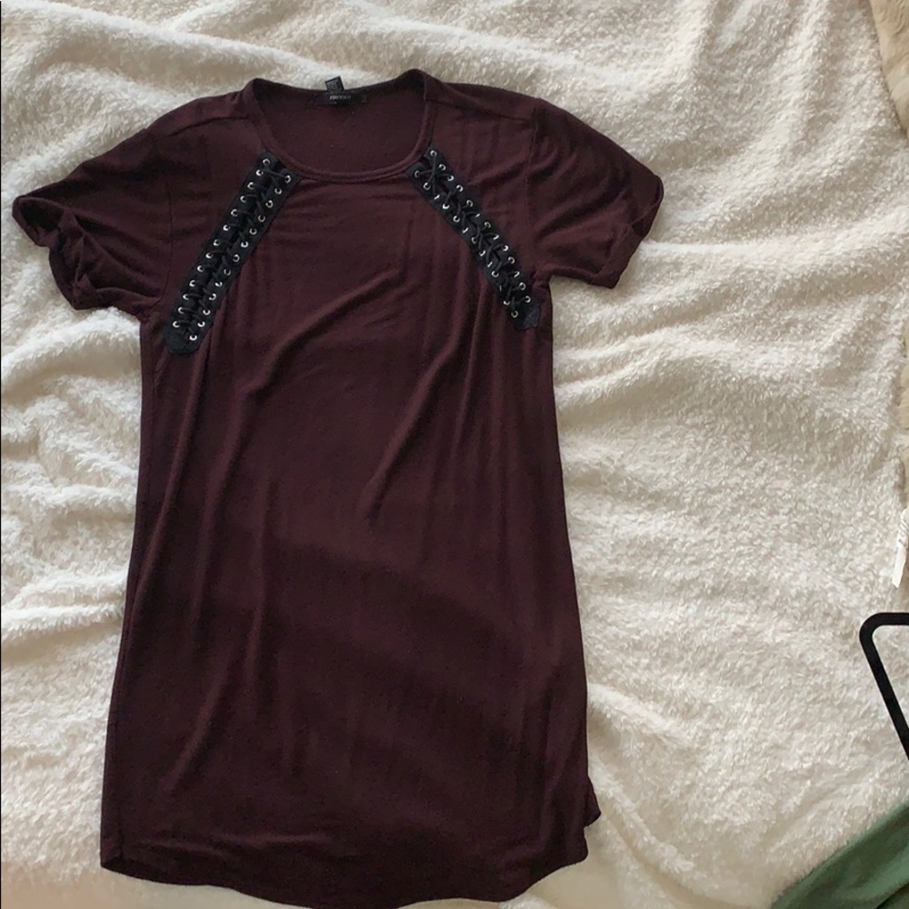 Forever 21 Oversized Shirt Dress